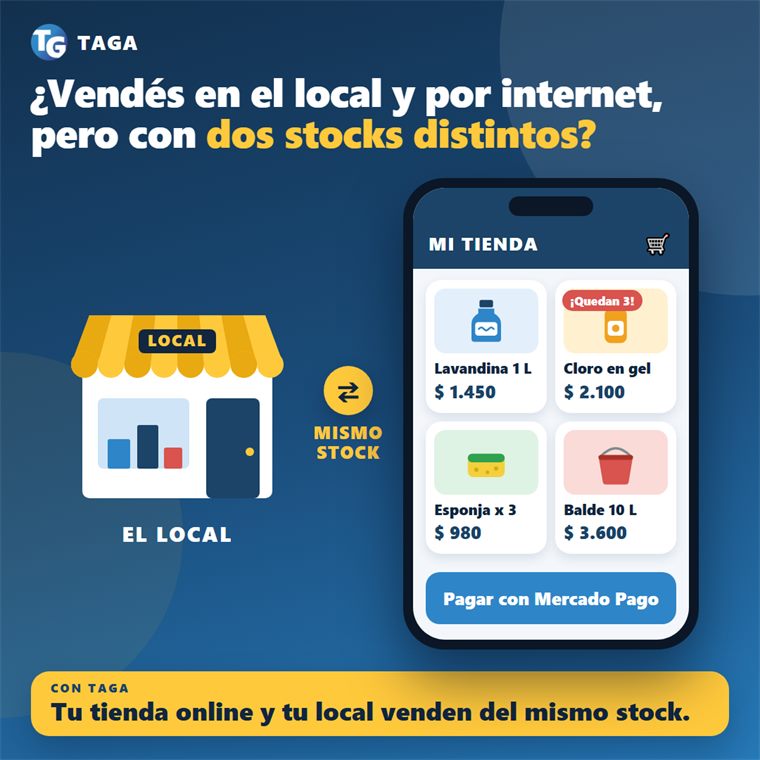 Tienda online y local vendiendo del mismo stock