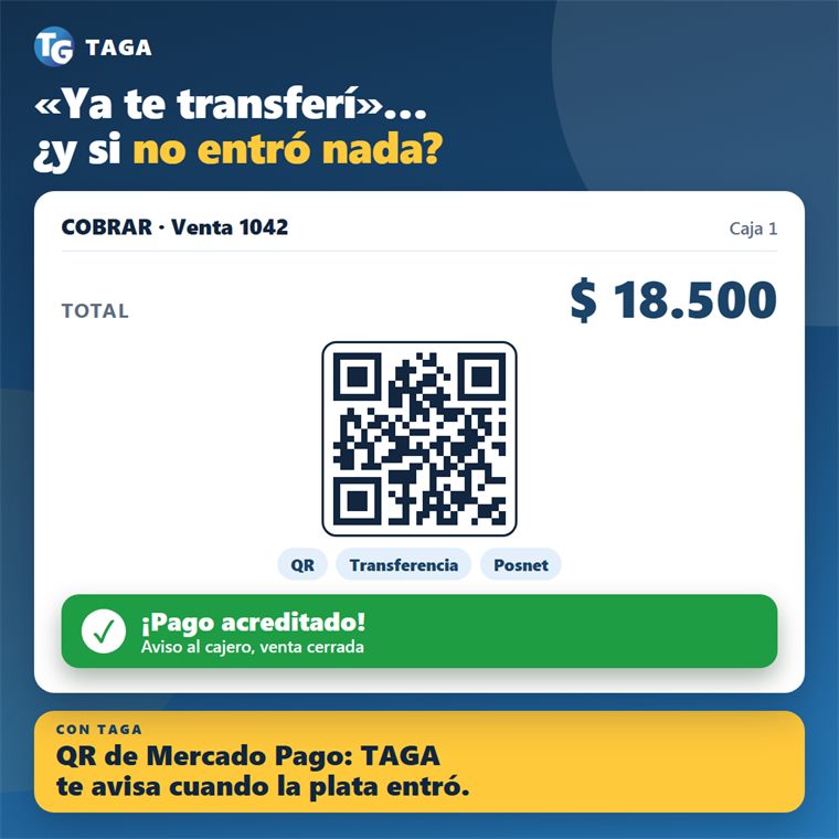 Cobro con QR de Mercado Pago